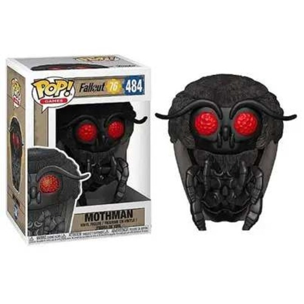Funko Pop Games Fallout‎ 76 Mothman 484 Vinyl Figure Black Red Cryptid
